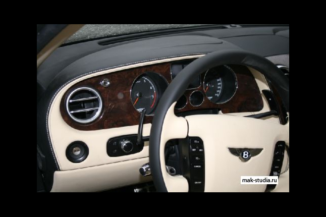 Перетяжка кожей салона Bentley