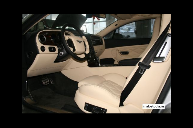 Перетяжка кожей салона Bentley