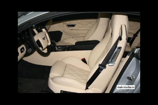 Перетяжка кожей салона Bentley