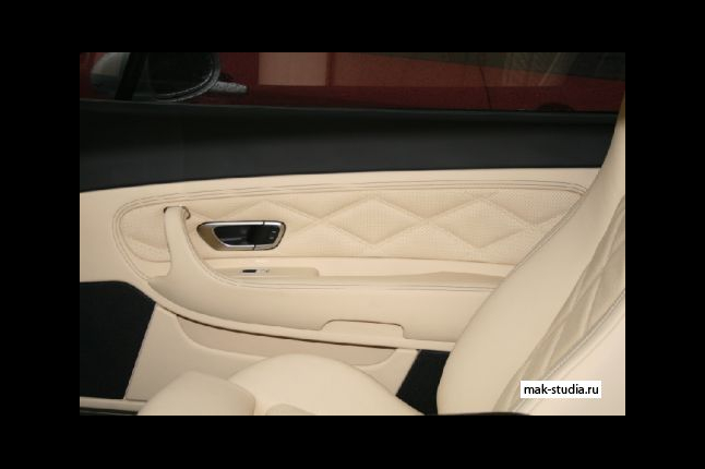 Перетяжка кожей салона Bentley