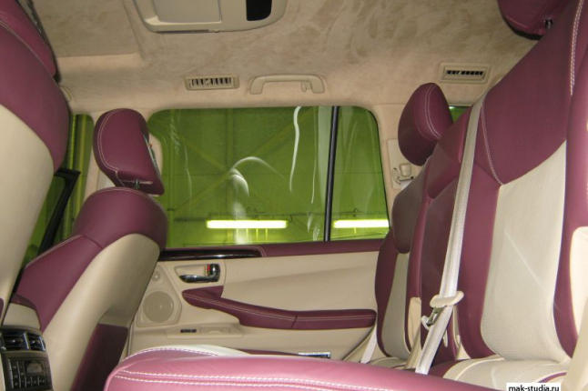 Перетяжка салона Lexus 570 (другой стиль)