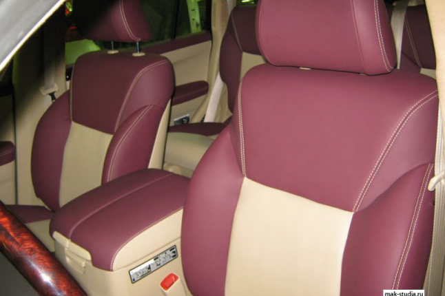 Перетяжка салона Lexus 570 (другой стиль)