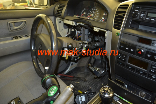 Кнопка engine start-stop - демонтаж замка зажигания